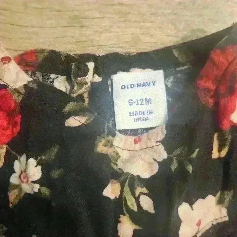 Old Navy Long Sleeve Dress Size 6-12 months